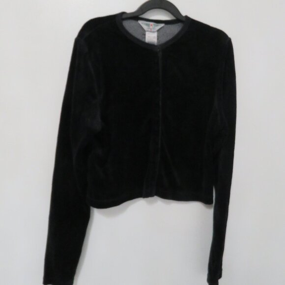 Hard Tail Velour Cropped Snaps Cardigan Good Condition - Picture 4 of 7